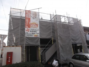 岐阜市　アパートA様　足場解体！！（屋根・外壁塗装）プロタイムズ岐阜南店