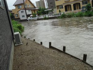 台風により大被害寸前！！