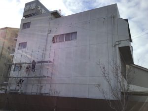 岐阜市内での工事着工♪