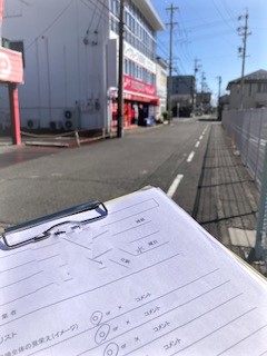 工事施工調査を行ってきました。