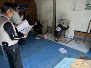 外壁塗装の試験日